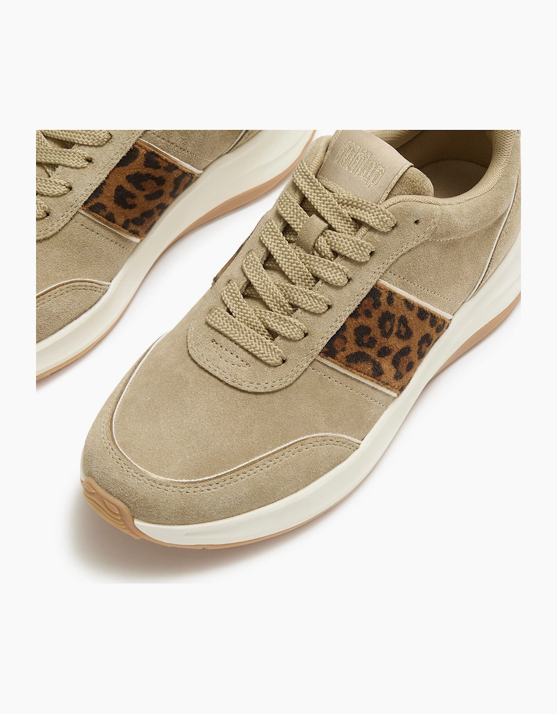 Fitflop F-Mode Flow Suede Women's Cappuccino Trainers