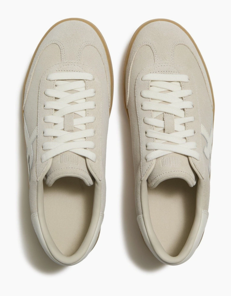 Fitflop The Dash T-Toe Suede Women's Hazy Taupe/Cream Trainers