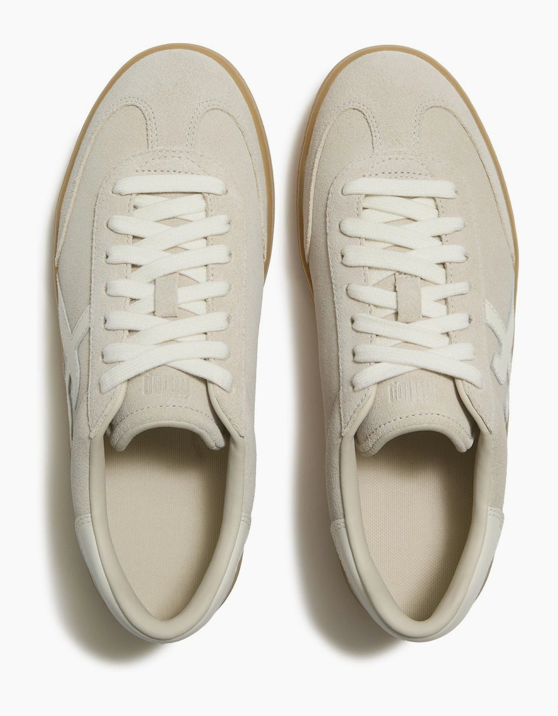 Fitflop The Dash T-Toe Suede Women's Hazy Taupe/Cream Trainers
