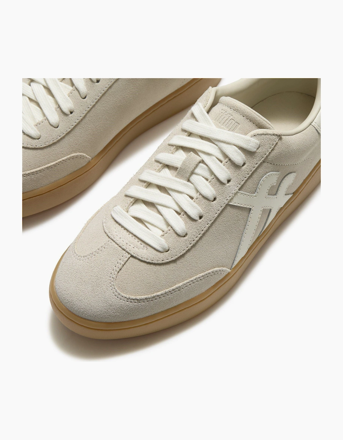 Fitflop The Dash T-Toe Suede Women's Hazy Taupe/Cream Trainers