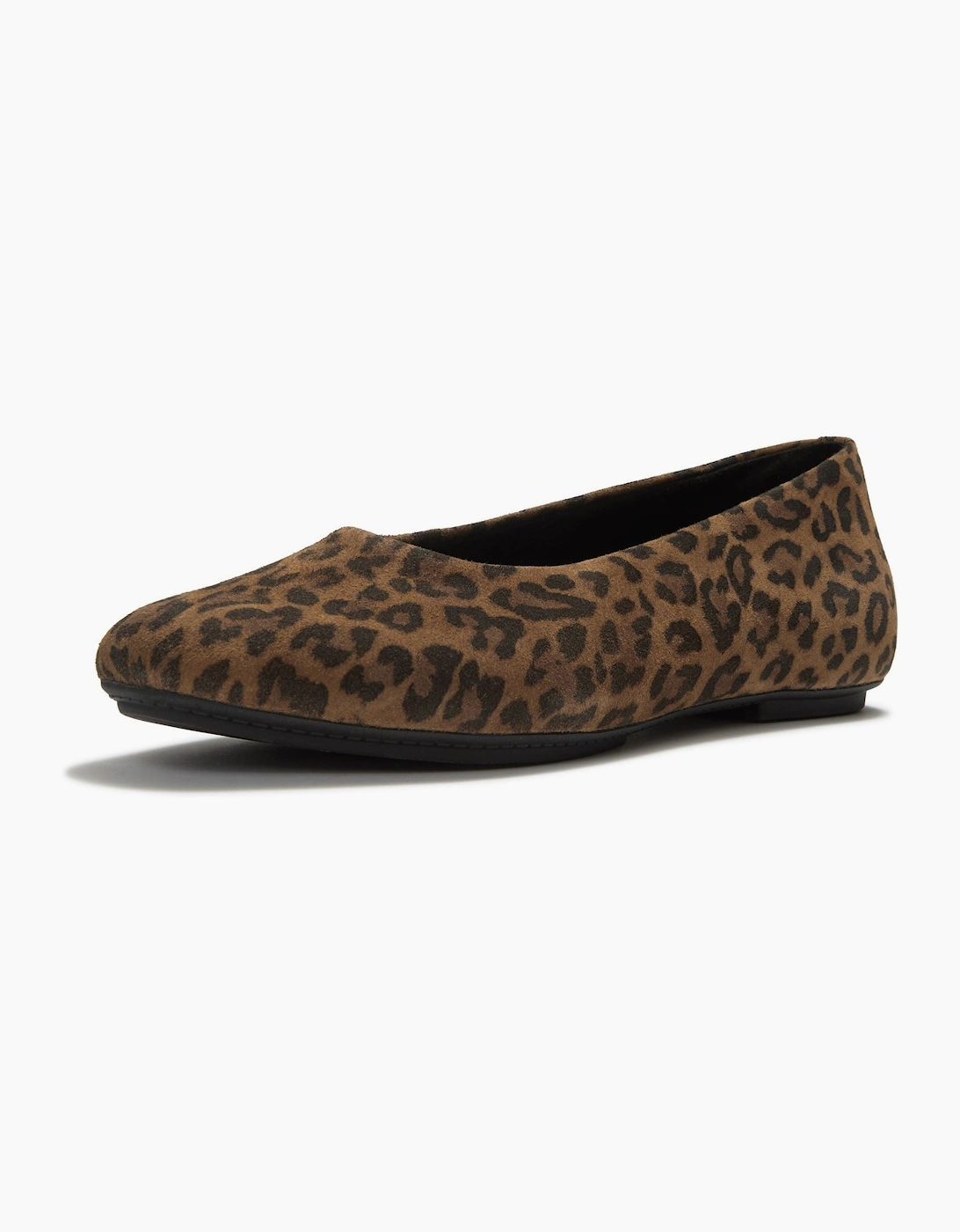 Fitflop Delicato Ballerina Suede Women's Tan/Black Flats