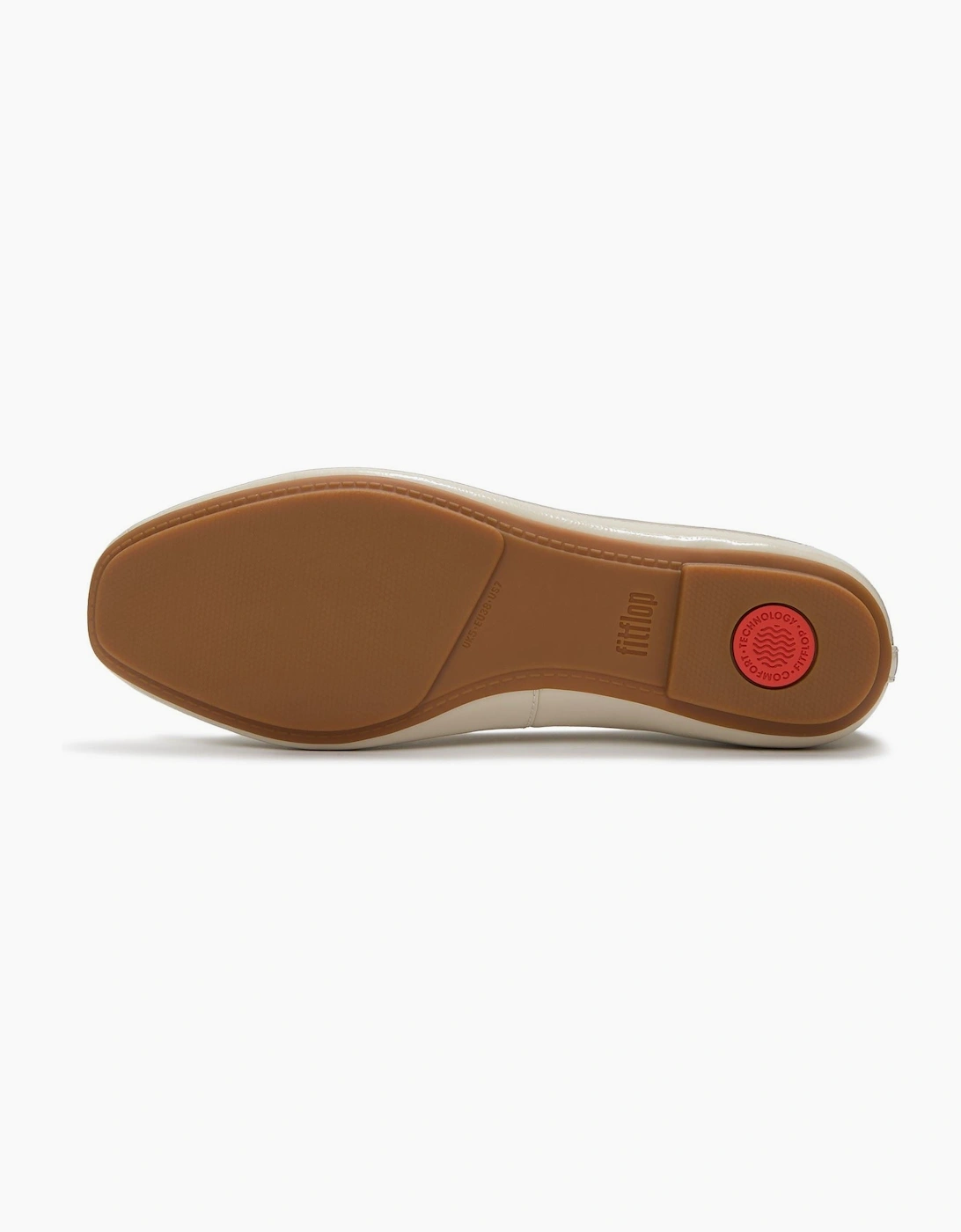 Fitflop Delicato Bow Leather Women's Hazy Taupe Flats