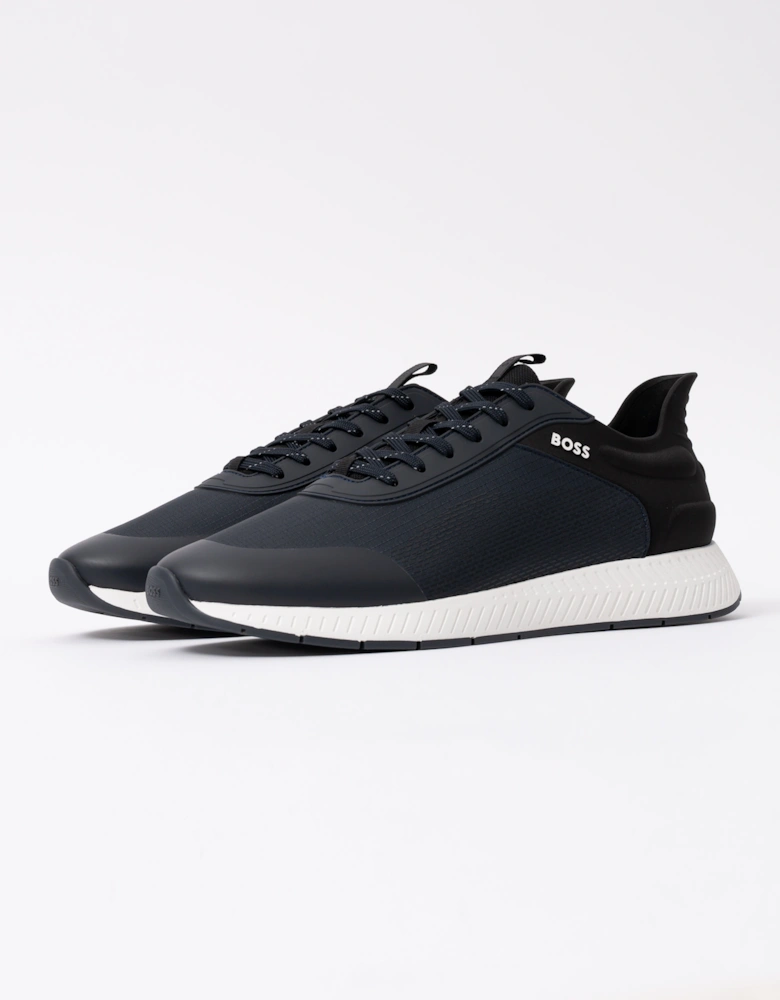 BOSS Orange Titanium Runn Rsmh Mens Trainers - Open Blue 464