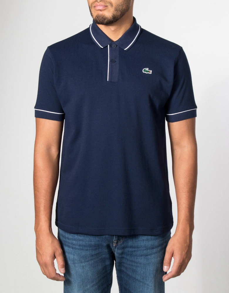 Classic Fit Heat Regulating Mini Piqué Golf Polo Shirt