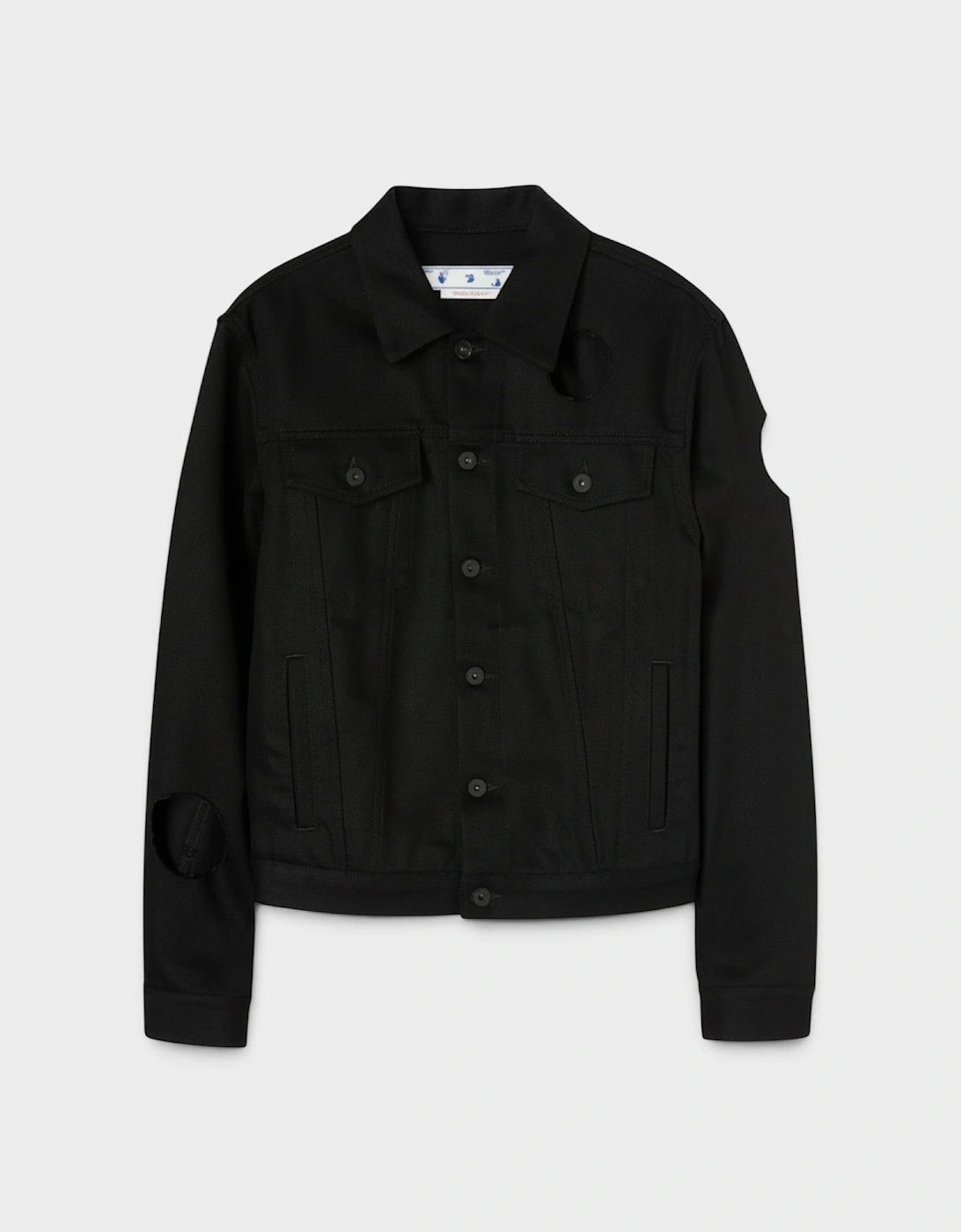 Meteor Slim Denim Jacket Black