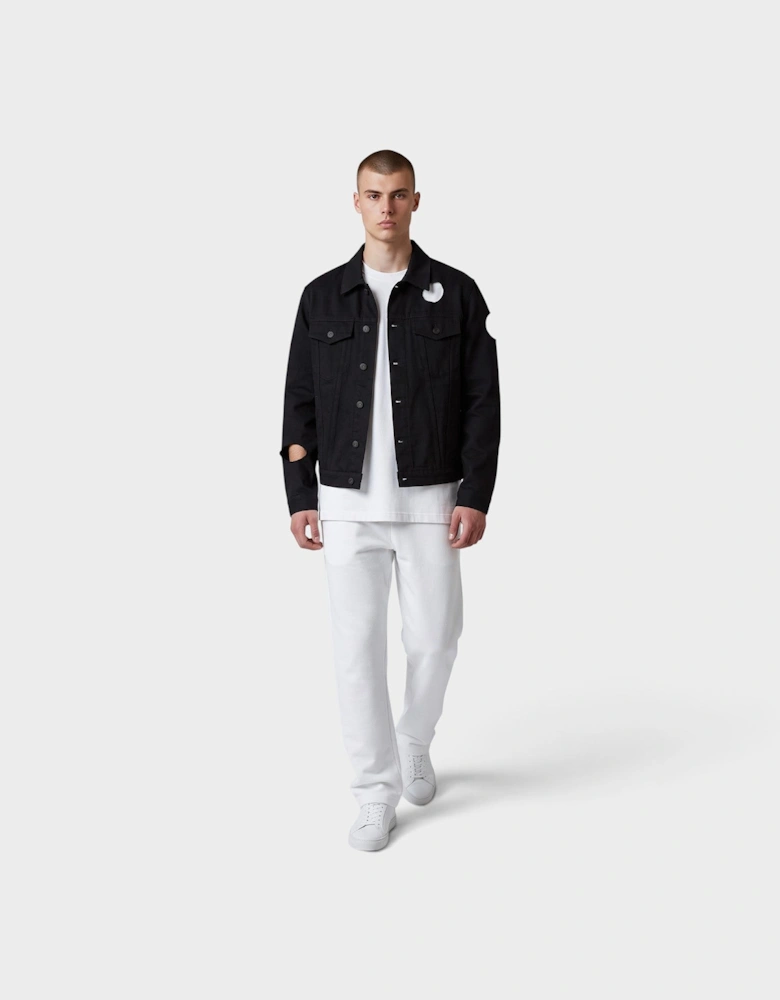 Meteor Slim Denim Jacket Black