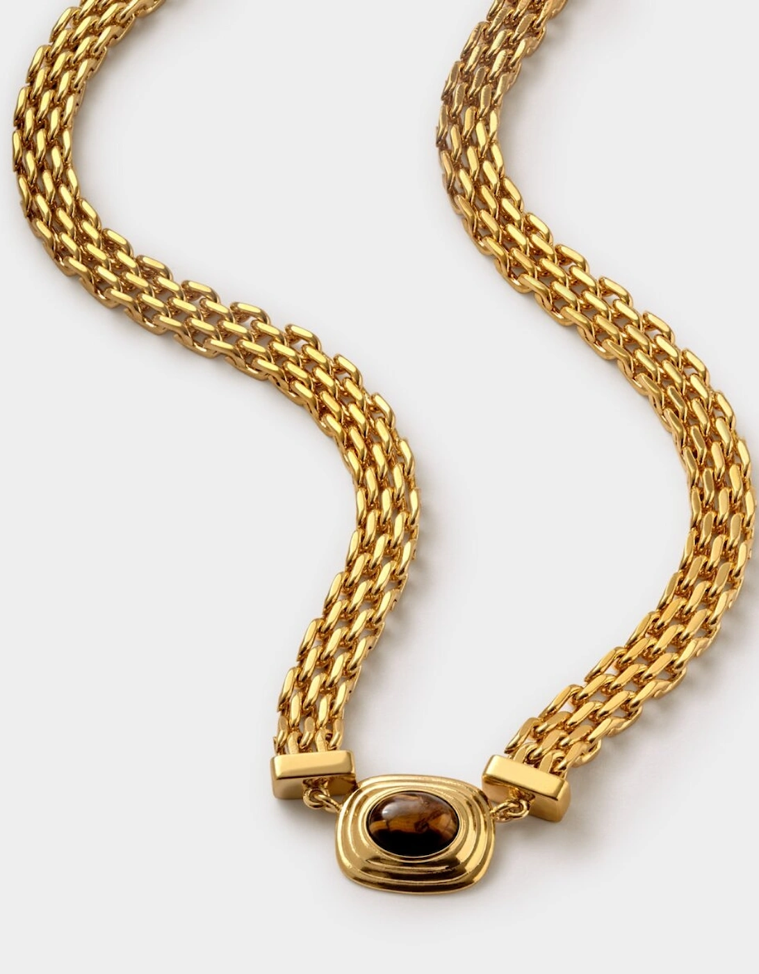 Tigers eye waterproof necklace
