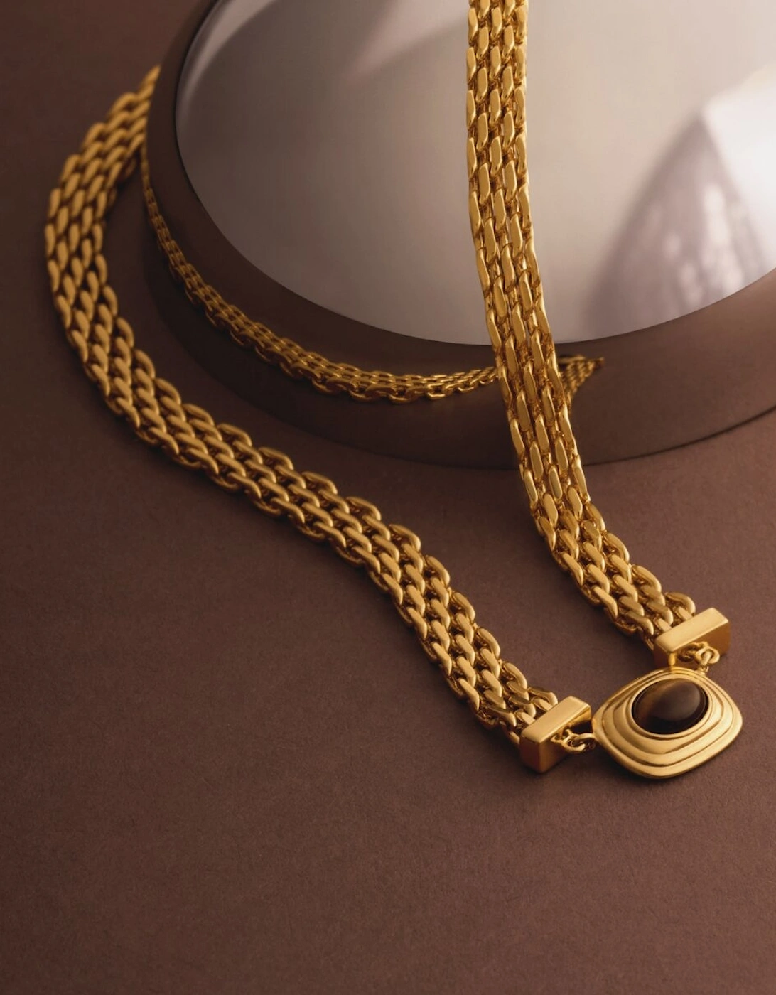 Tigers eye waterproof necklace
