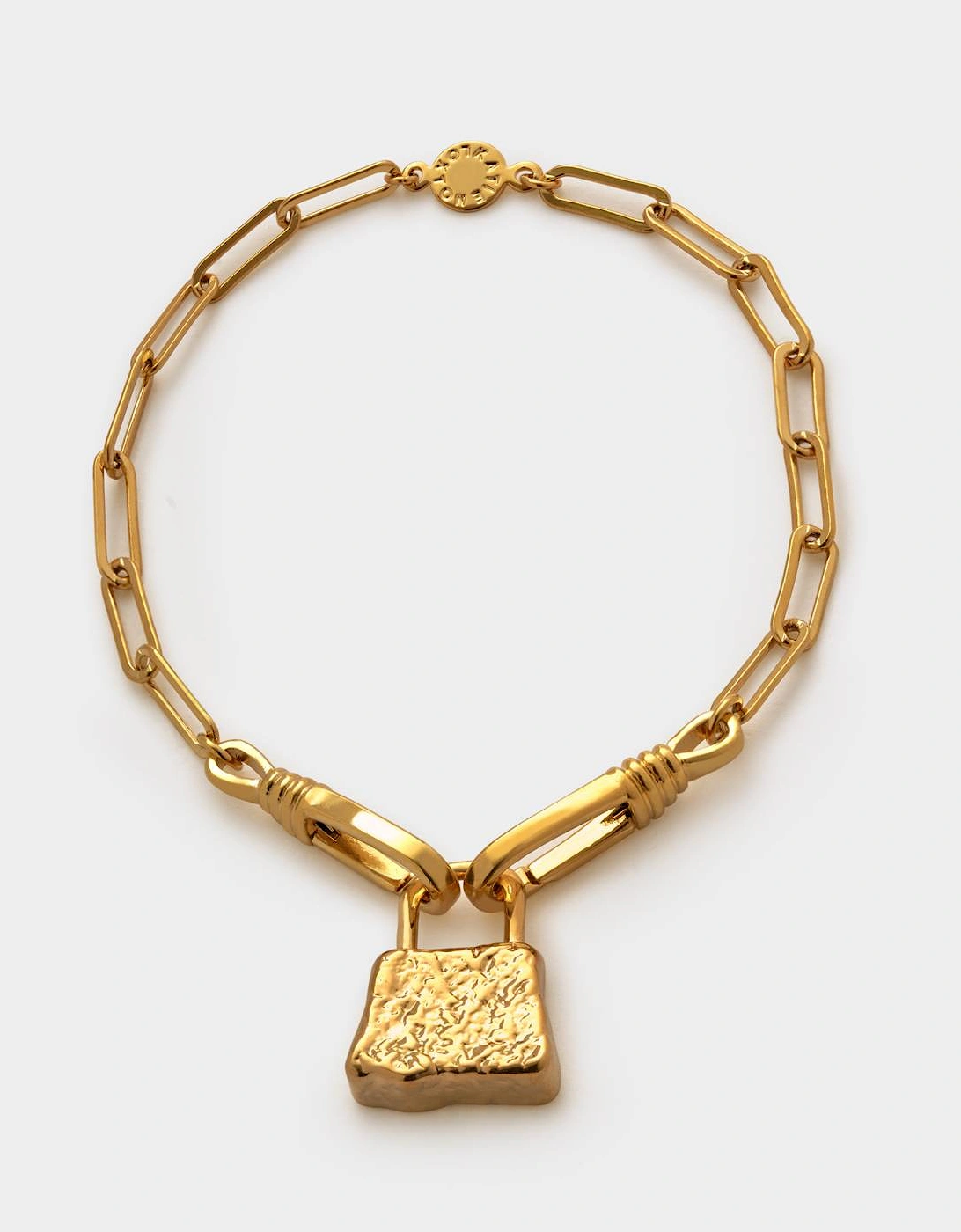Luxe lock waterproof gold bracelet