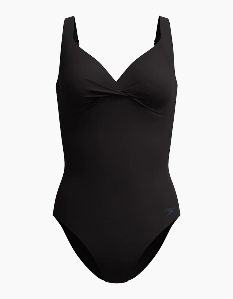 Speedo Womens/Ladies Twist Knot Shaping One Piece Swimsuit