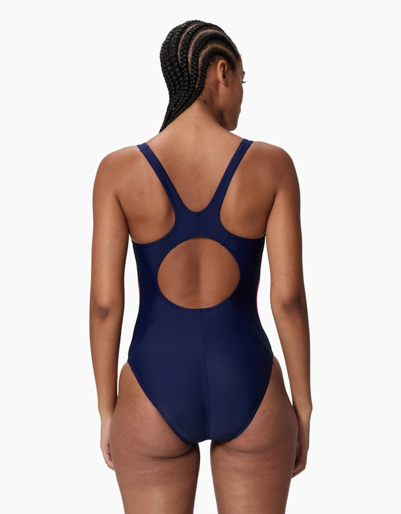 Speedo Womens/Ladies Splice 2.0 Colour Block One Piece Swimsuit