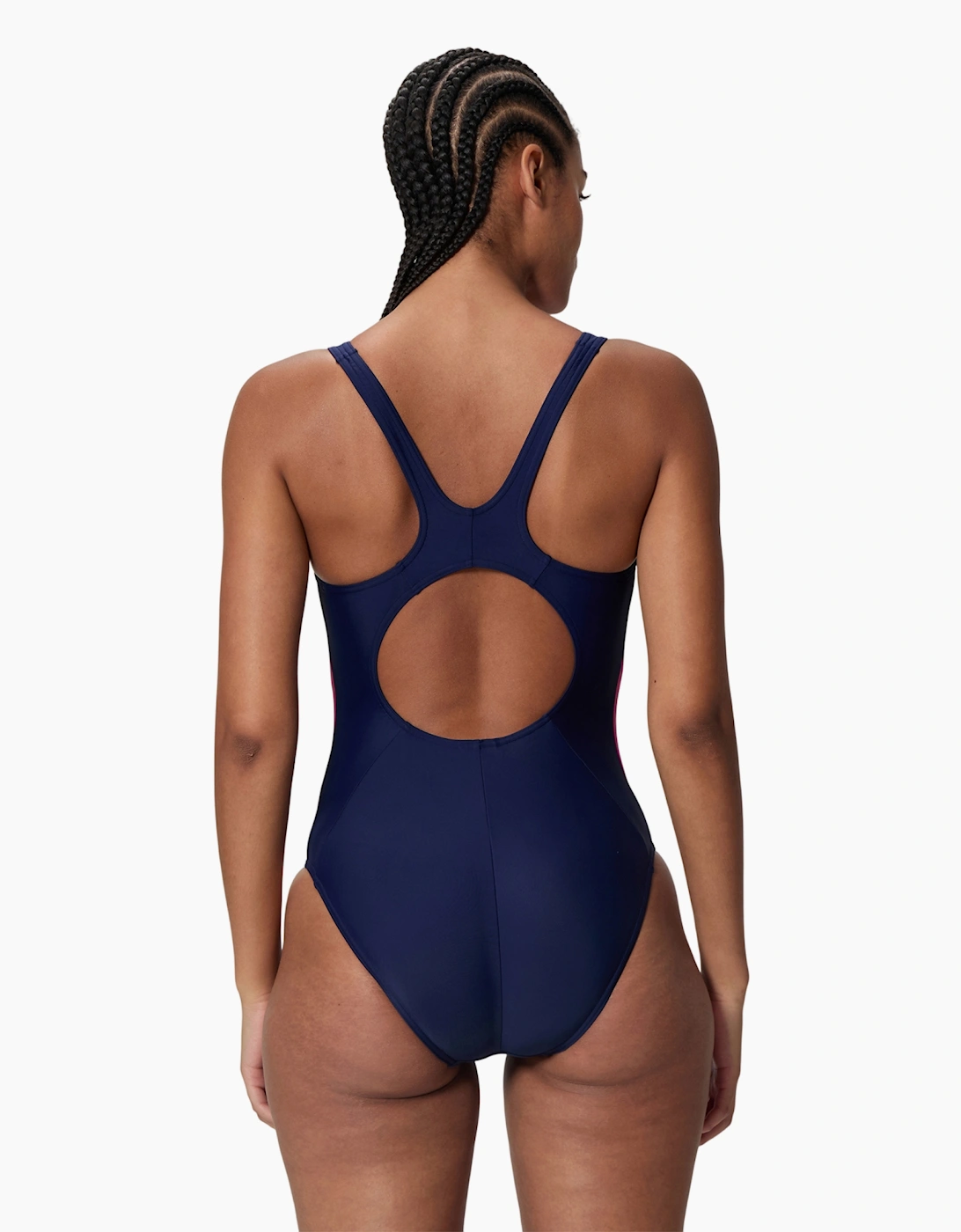Speedo Womens/Ladies Splice 2.0 Colour Block One Piece Swimsuit