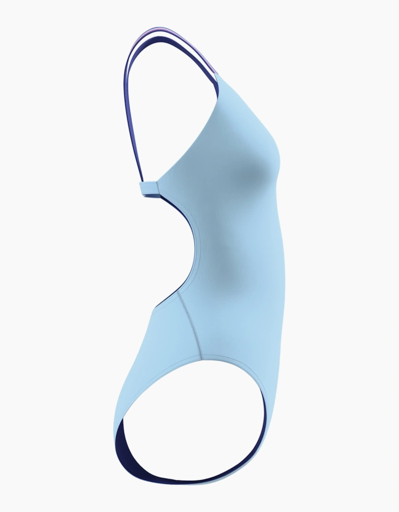 Speedo Womens/Ladies Solid V-Cut Comfort One Piece Swimsuit