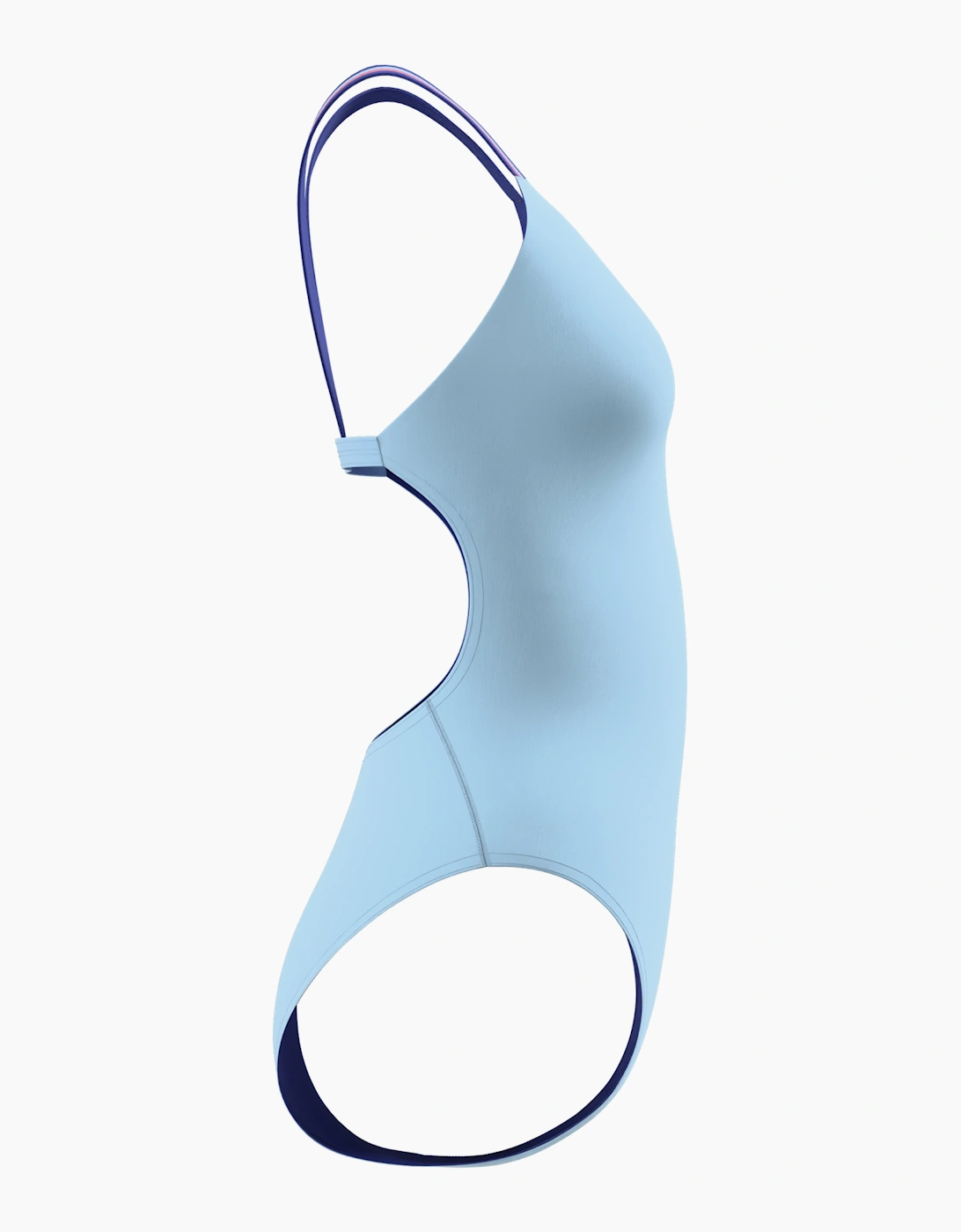 Speedo Womens/Ladies Solid V-Cut Comfort One Piece Swimsuit
