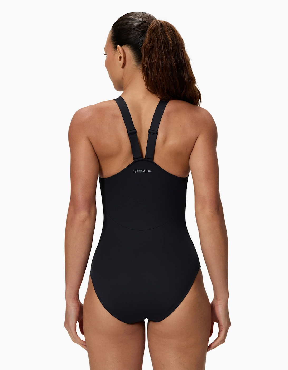 Speedo Womens/Ladies Sculpture Contour High-Neck One Piece Swimsuit