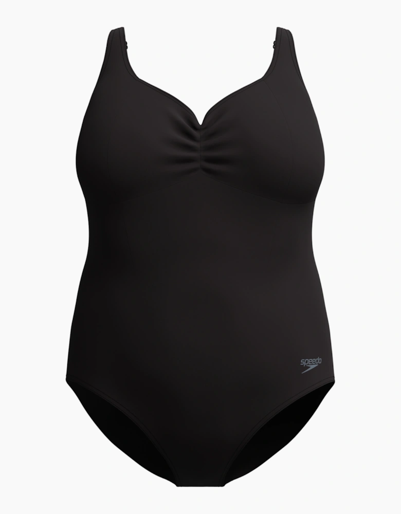 Speedo Womens/Ladies Shaping AquaNite Plus One Piece Swimsuit