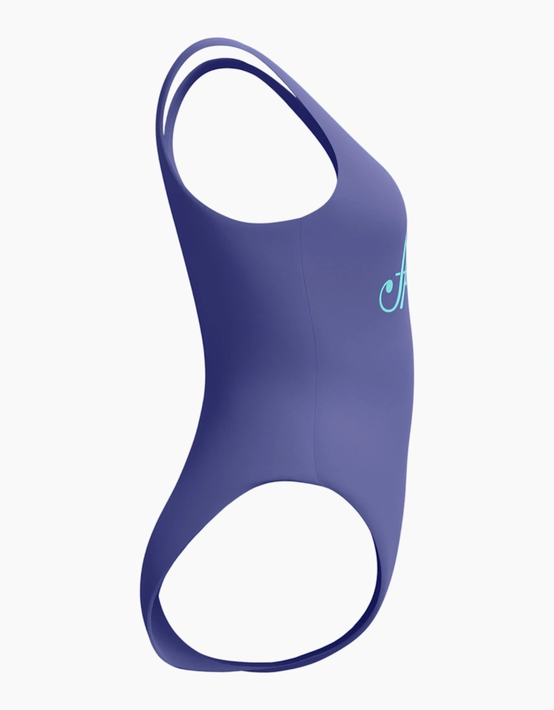 Speedo Womens/Ladies Logo Deep Scoop One Piece Swimsuit