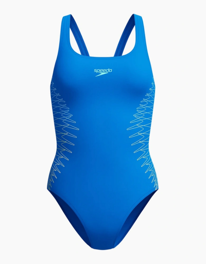 Speedo Womens/Ladies Placement Muscleback One Piece Swimsuit