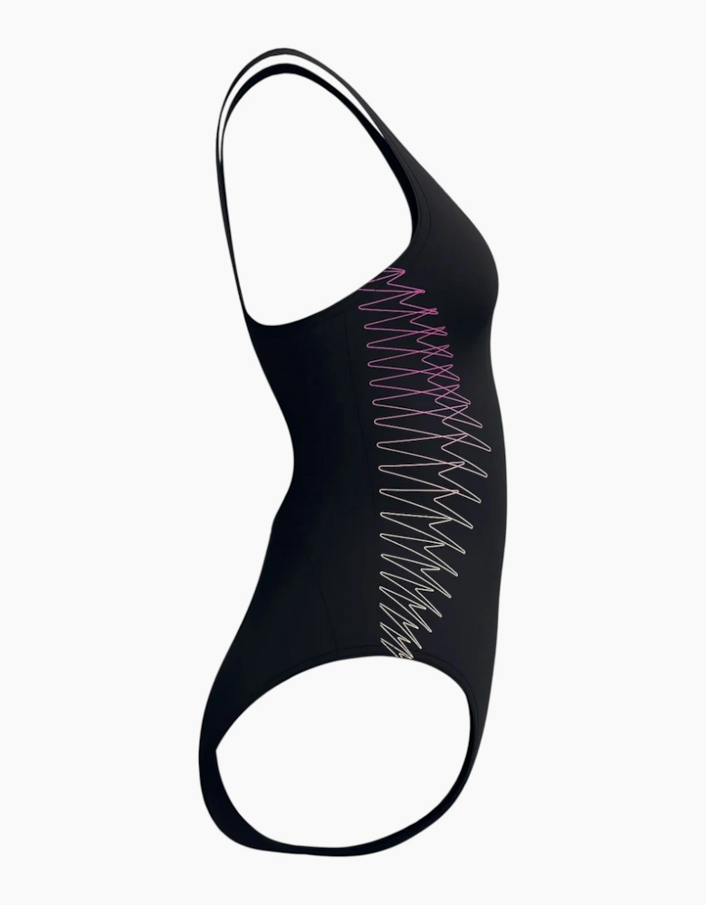 Speedo Womens/Ladies Placement Muscleback One Piece Swimsuit