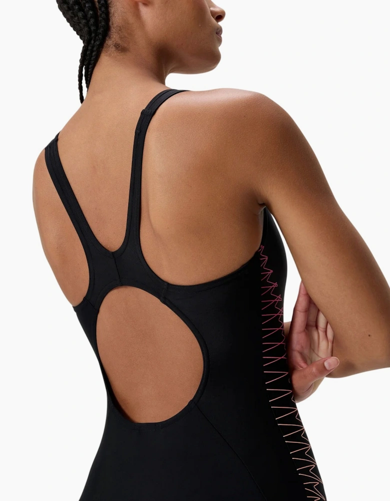 Speedo Womens/Ladies Placement Muscleback One Piece Swimsuit