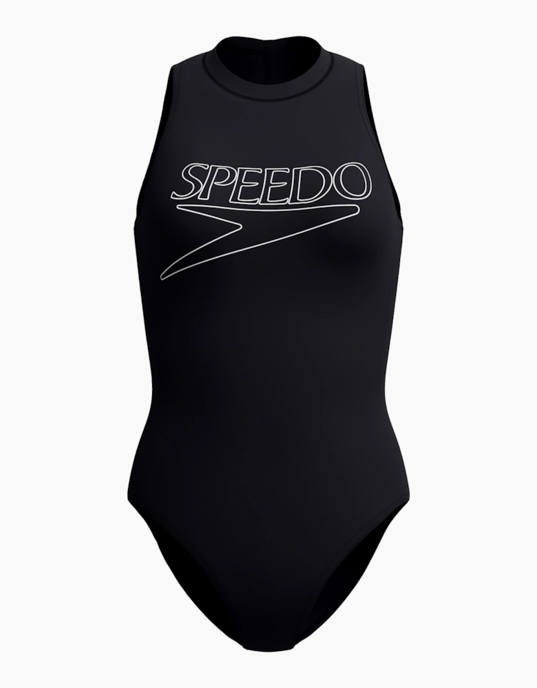 Speedo Womens/Ladies Hydrasuit Logo Endurance+ One Piece Swimsuit
