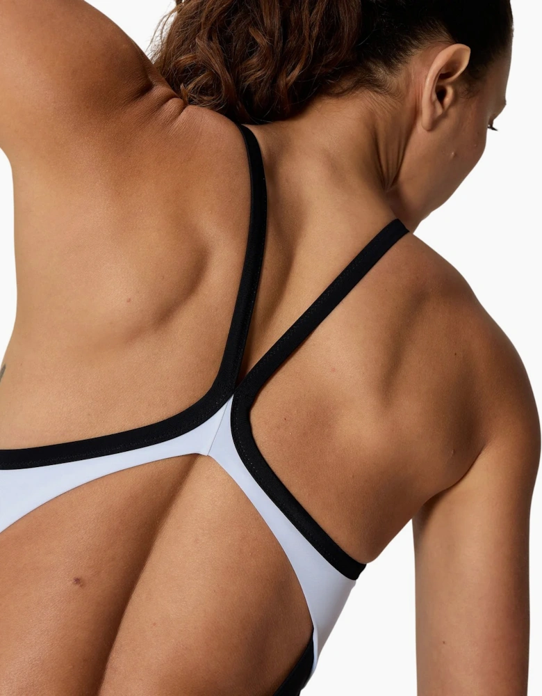 Speedo Womens/Ladies Solid Racerback One Piece Swimsuit