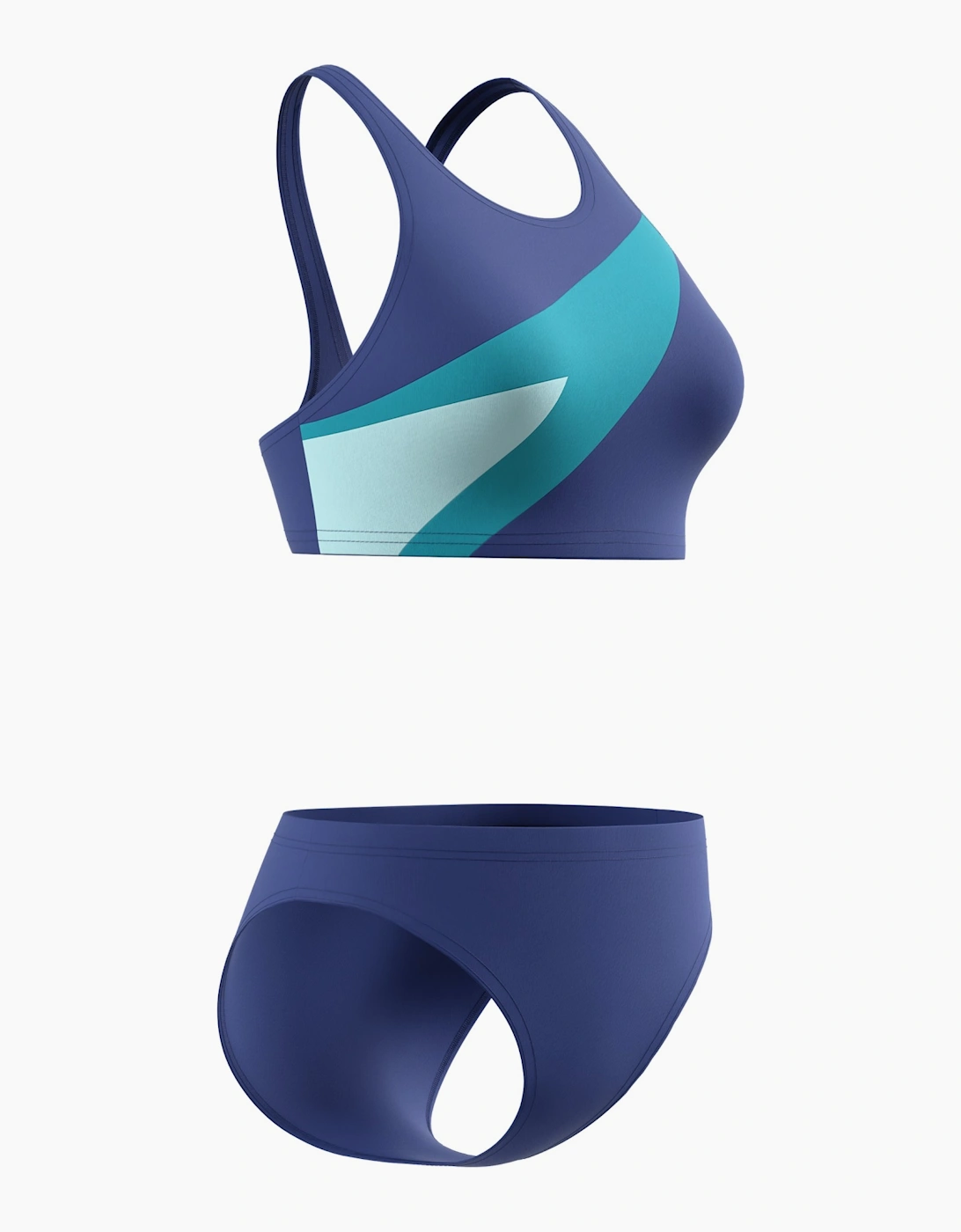 Speedo Womens/Ladies Hyperboom Butterfly Back Two-Piece Swimsuit