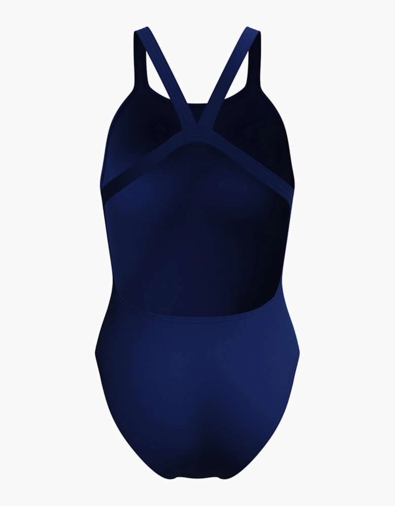 Speedo Womens/Ladies Solid Leaderback One Piece Swimsuit