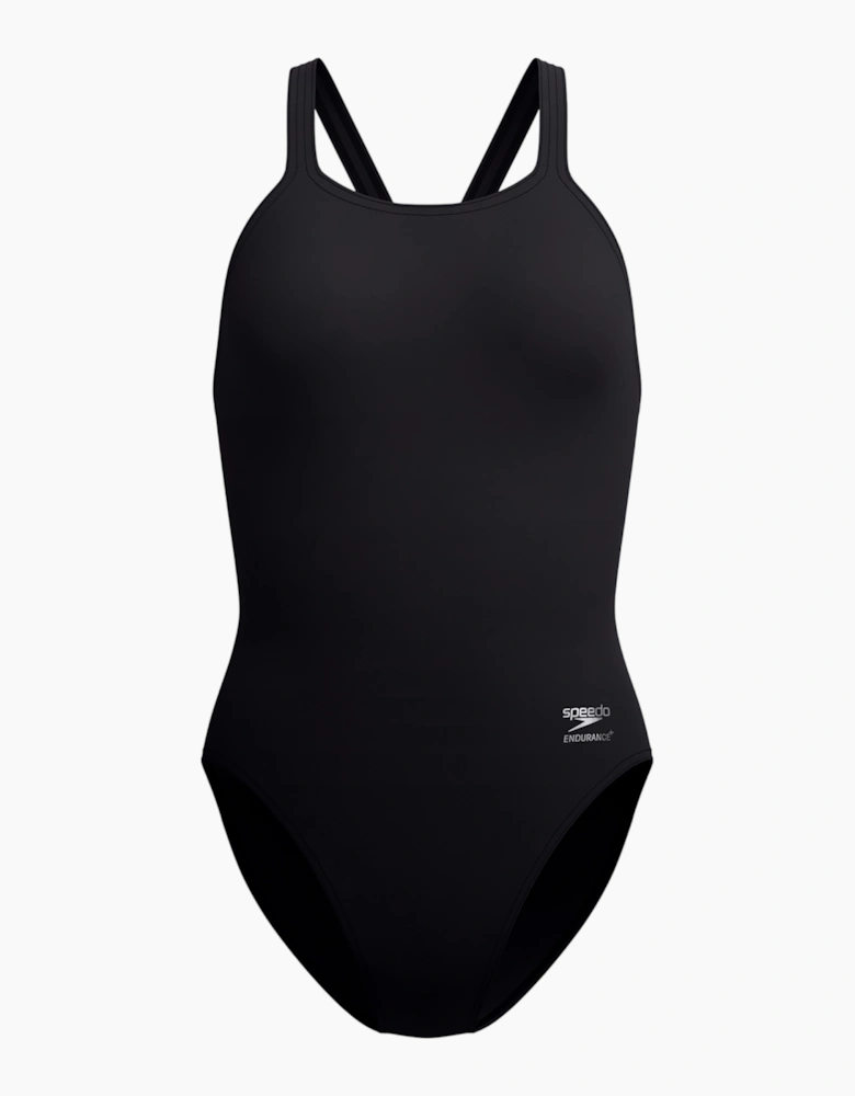 Speedo Womens/Ladies Solid Leaderback One Piece Swimsuit