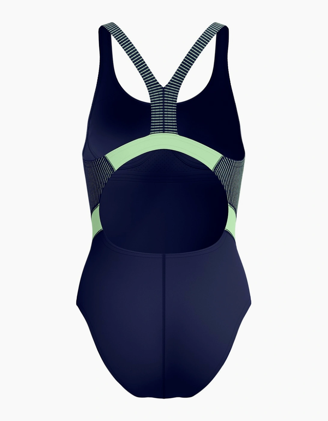 Speedo Womens/Ladies Quantum Splice Ribbed One Piece Swimsuit