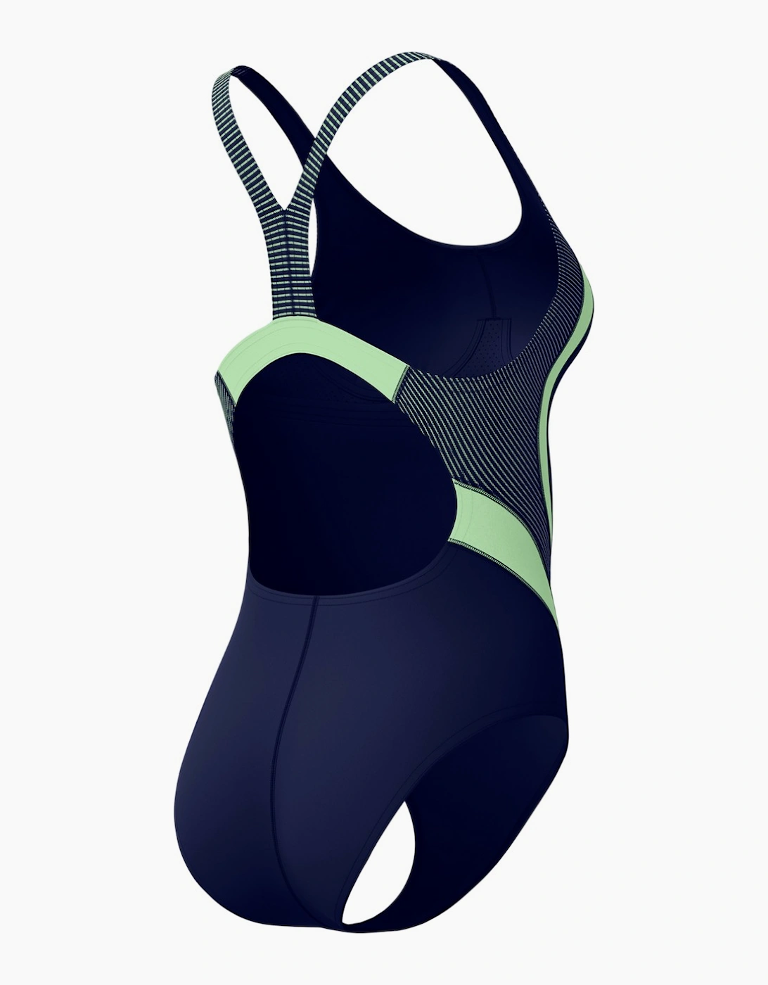 Speedo Womens/Ladies Quantum Splice Ribbed One Piece Swimsuit