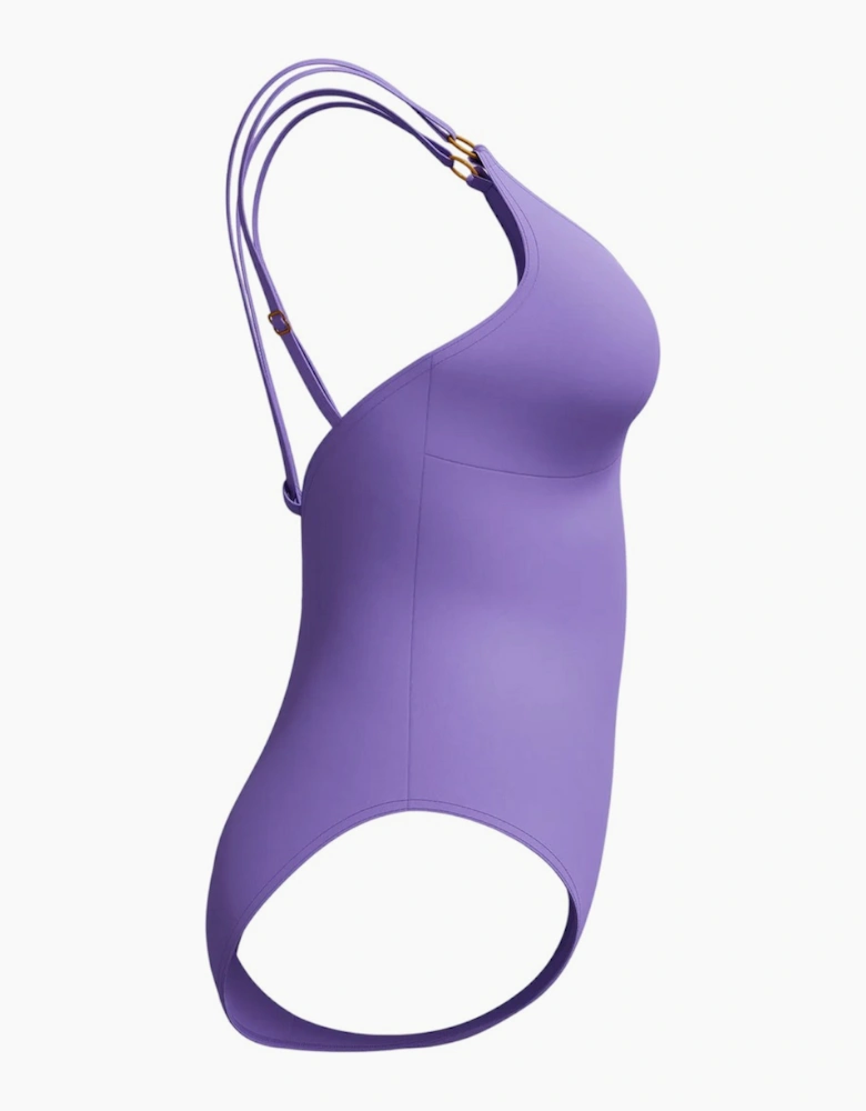 Speedo Womens/Ladies Strappy Shaping One Piece Swimsuit