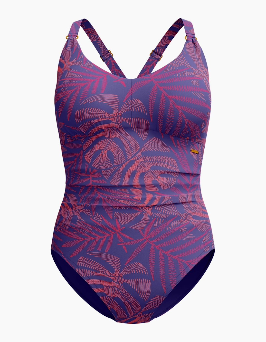Speedo Womens/Ladies V Neck Shaping One Piece Swimsuit