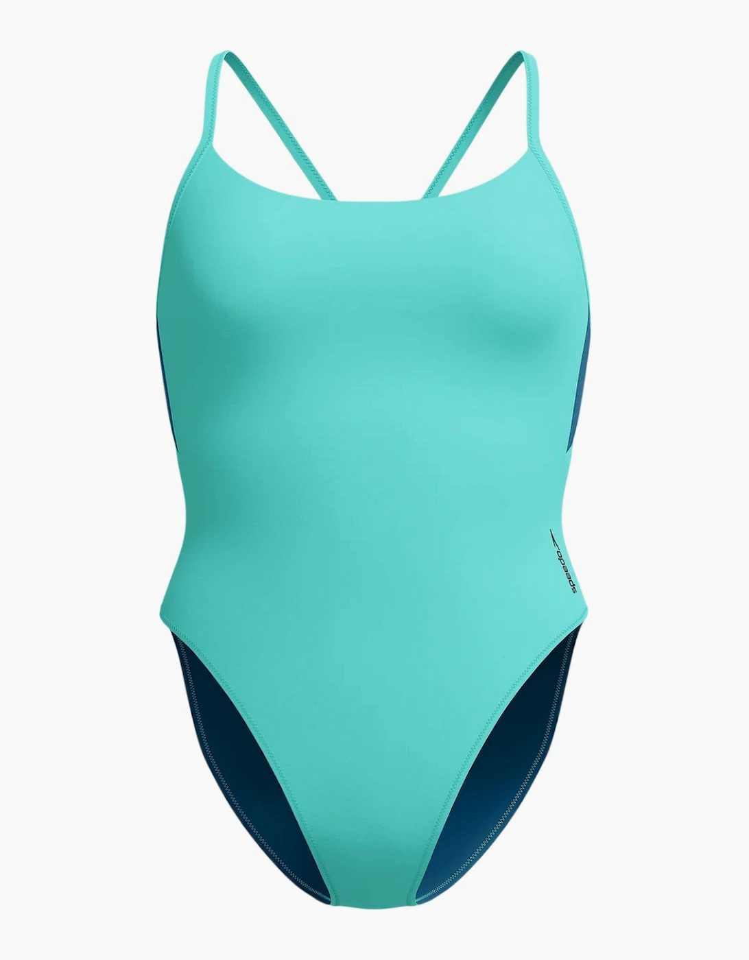 Speedo Womens/Ladies Solid Racerback One Piece Swimsuit