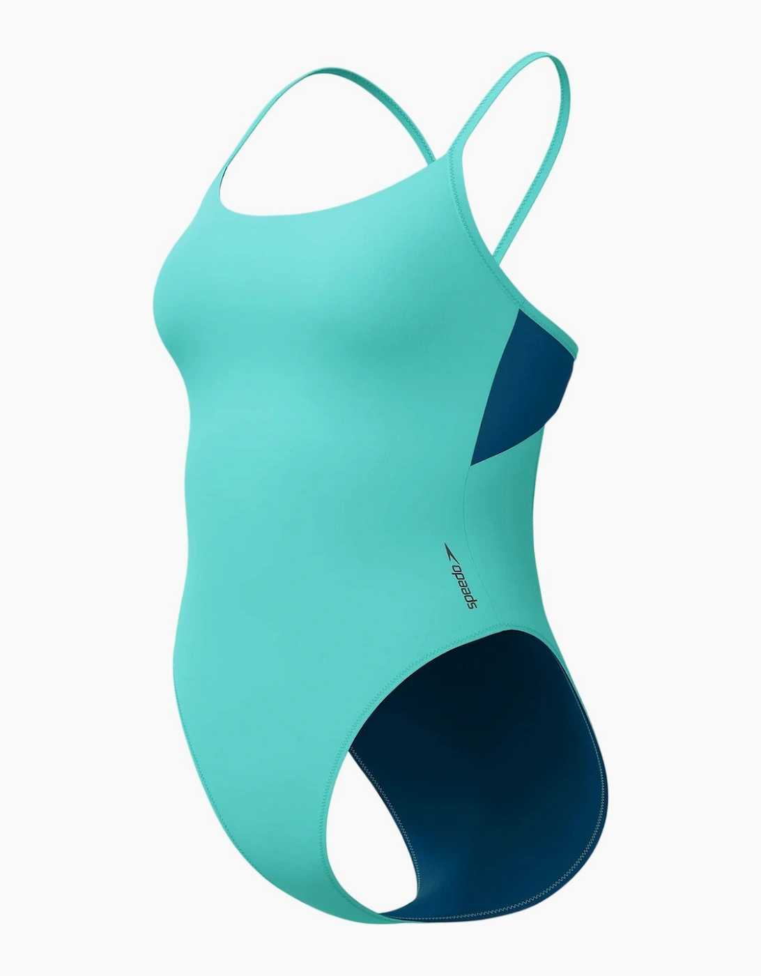 Speedo Womens/Ladies Solid Racerback One Piece Swimsuit