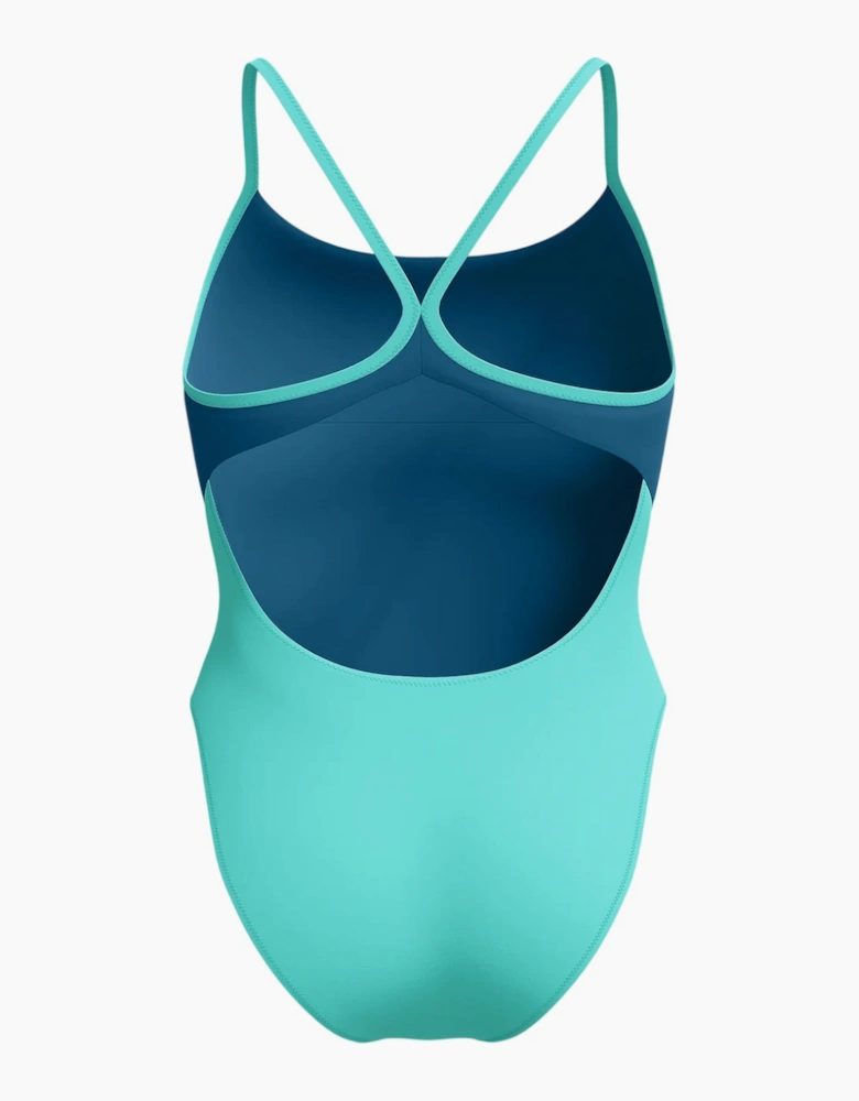 Speedo Womens/Ladies Solid Racerback One Piece Swimsuit