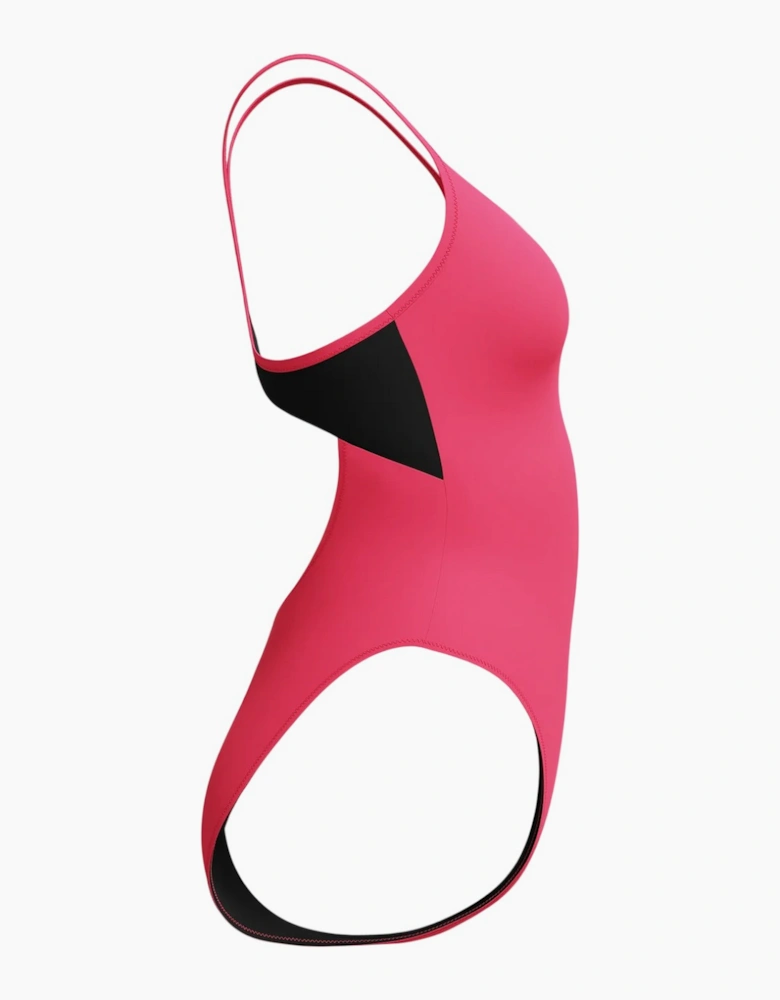 Speedo Womens/Ladies Solid Racerback One Piece Swimsuit