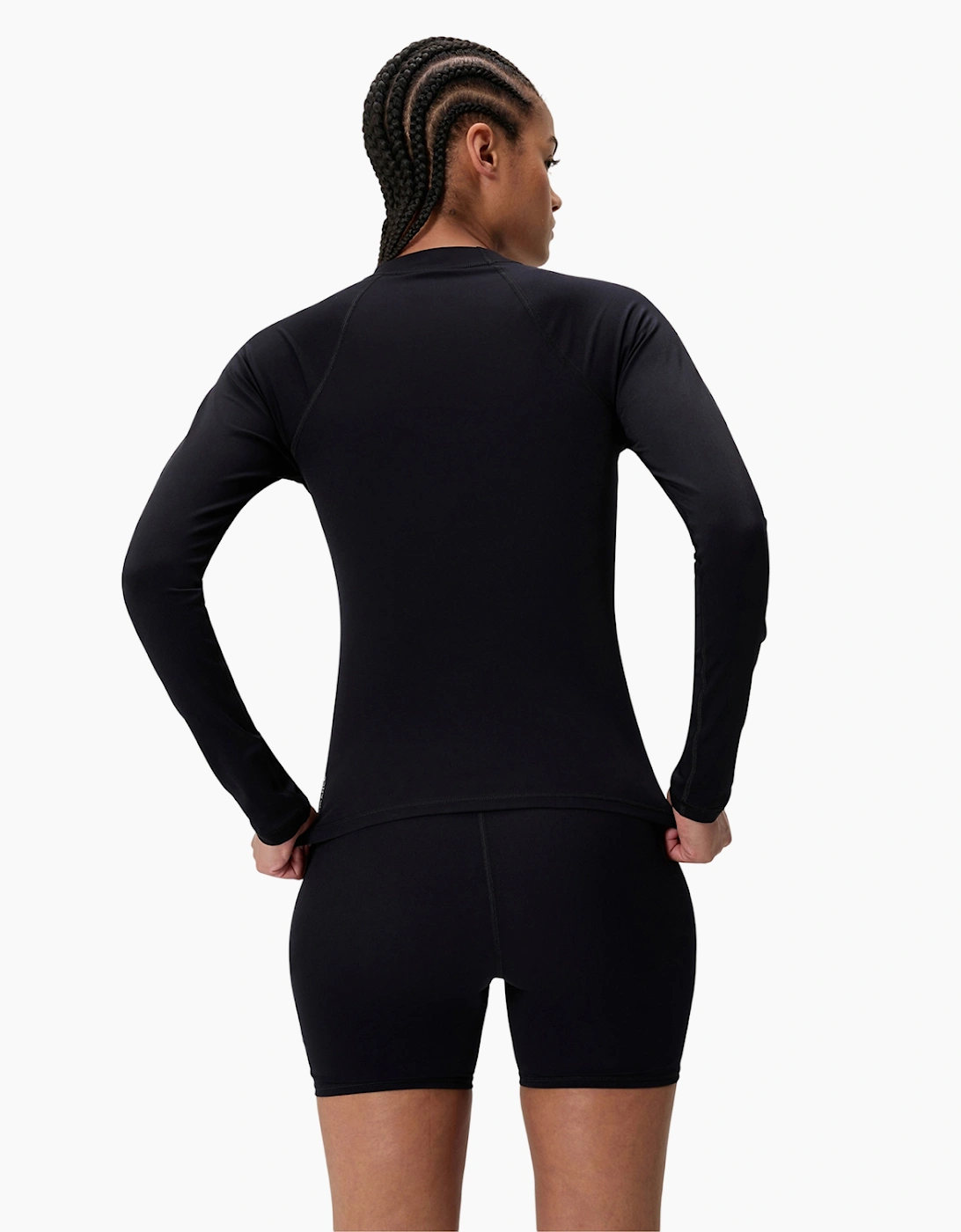 Speedo Womens/Ladies Endurance+ Long-Sleeved Rash Guard