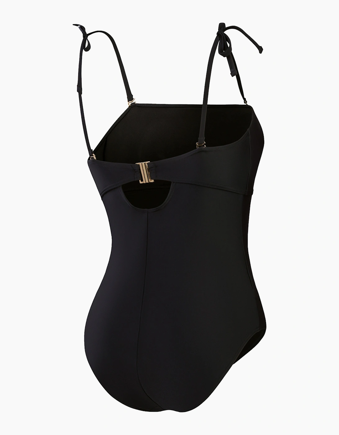 Speedo Womens/Ladies Logo Bandeau Shaping One Piece Swimsuit