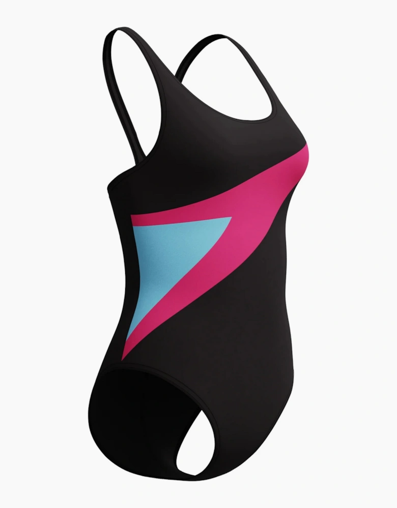 Speedo Womens/Ladies Hyperboom Butterfly Back One Piece Swimsuit