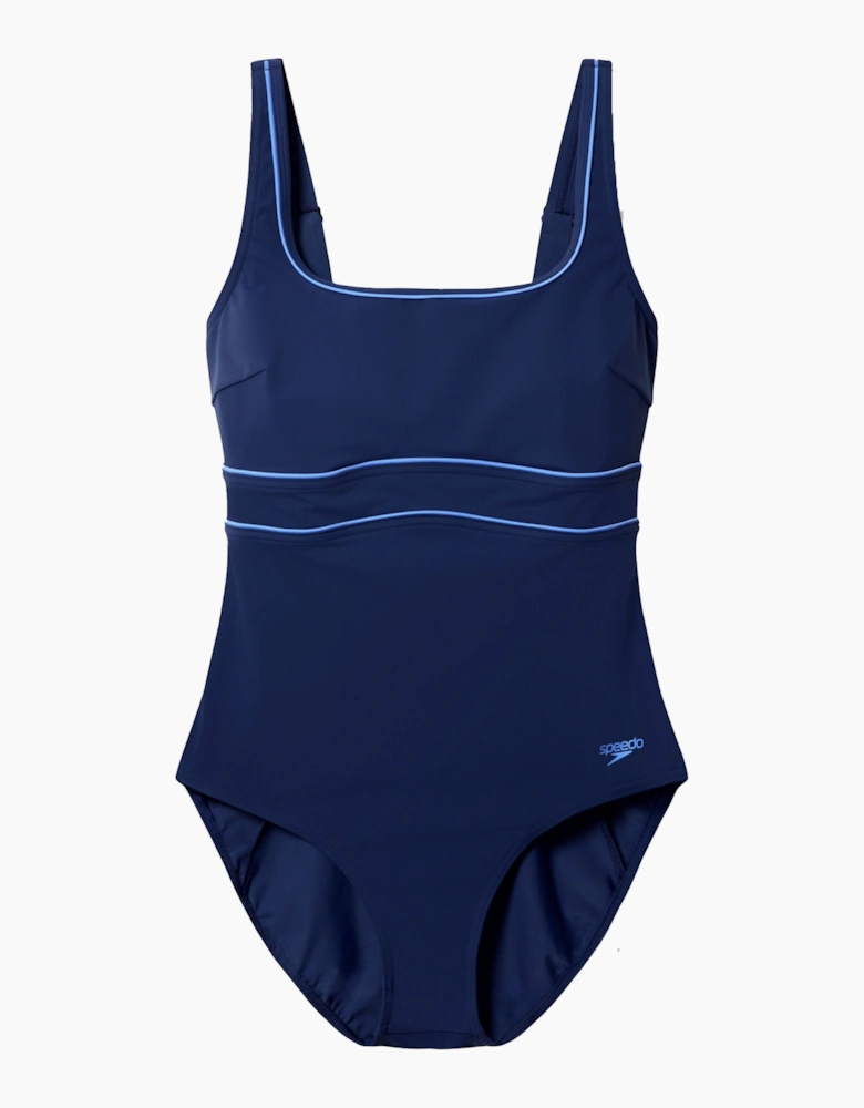 Speedo Womens/Ladies Solid Contour Eclipse One Piece Swimsuit