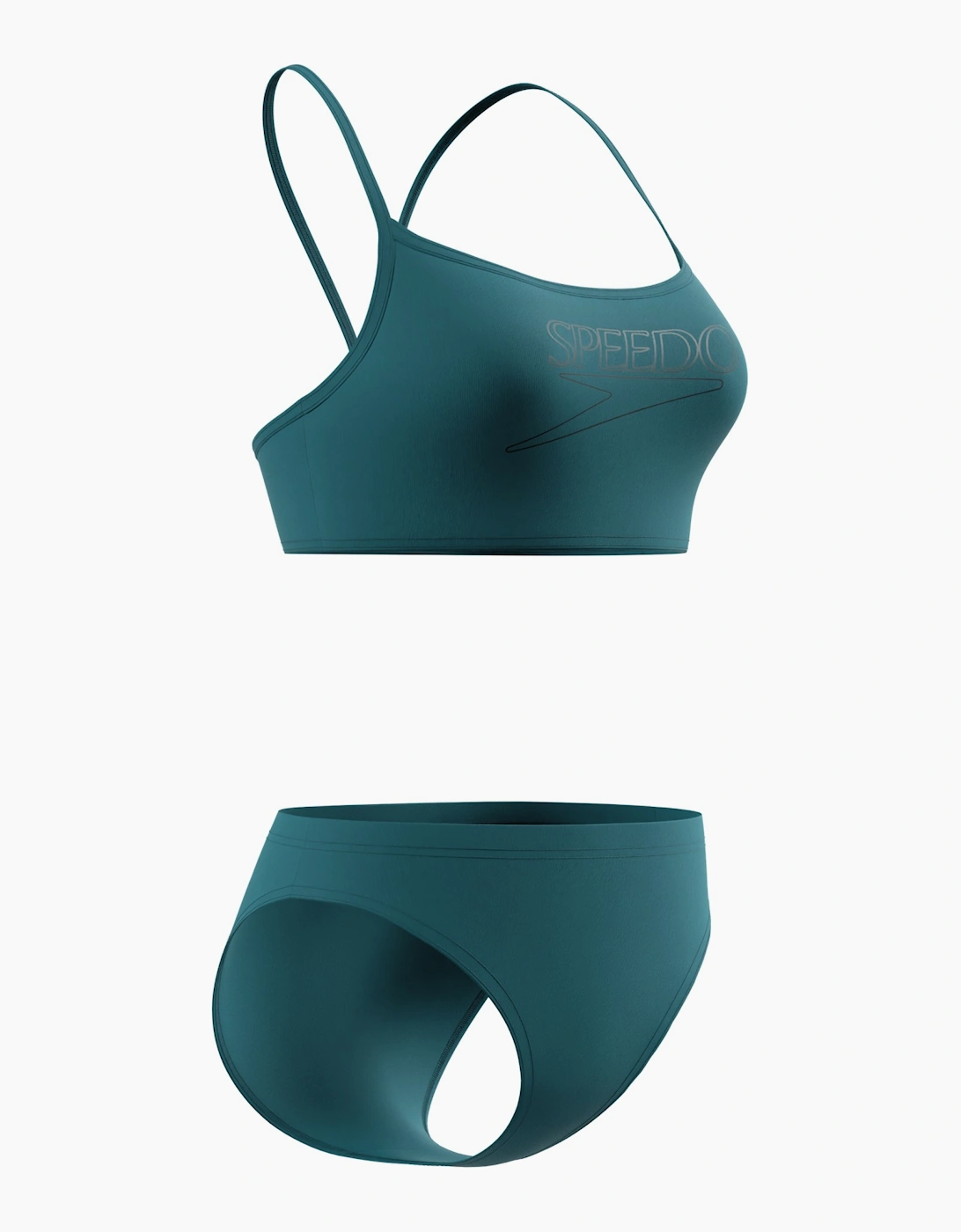 Speedo Womens/Ladies Logo Endurance+ Thin Strap Bikini