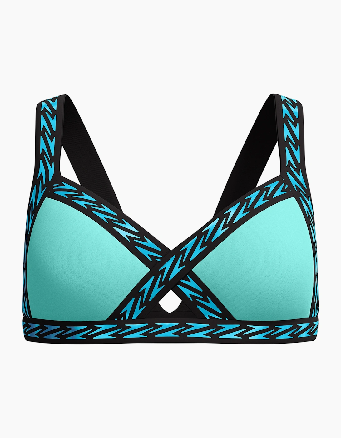 Speedo Womens/Ladies Flu3nte Logo Elasticated Bikini Top