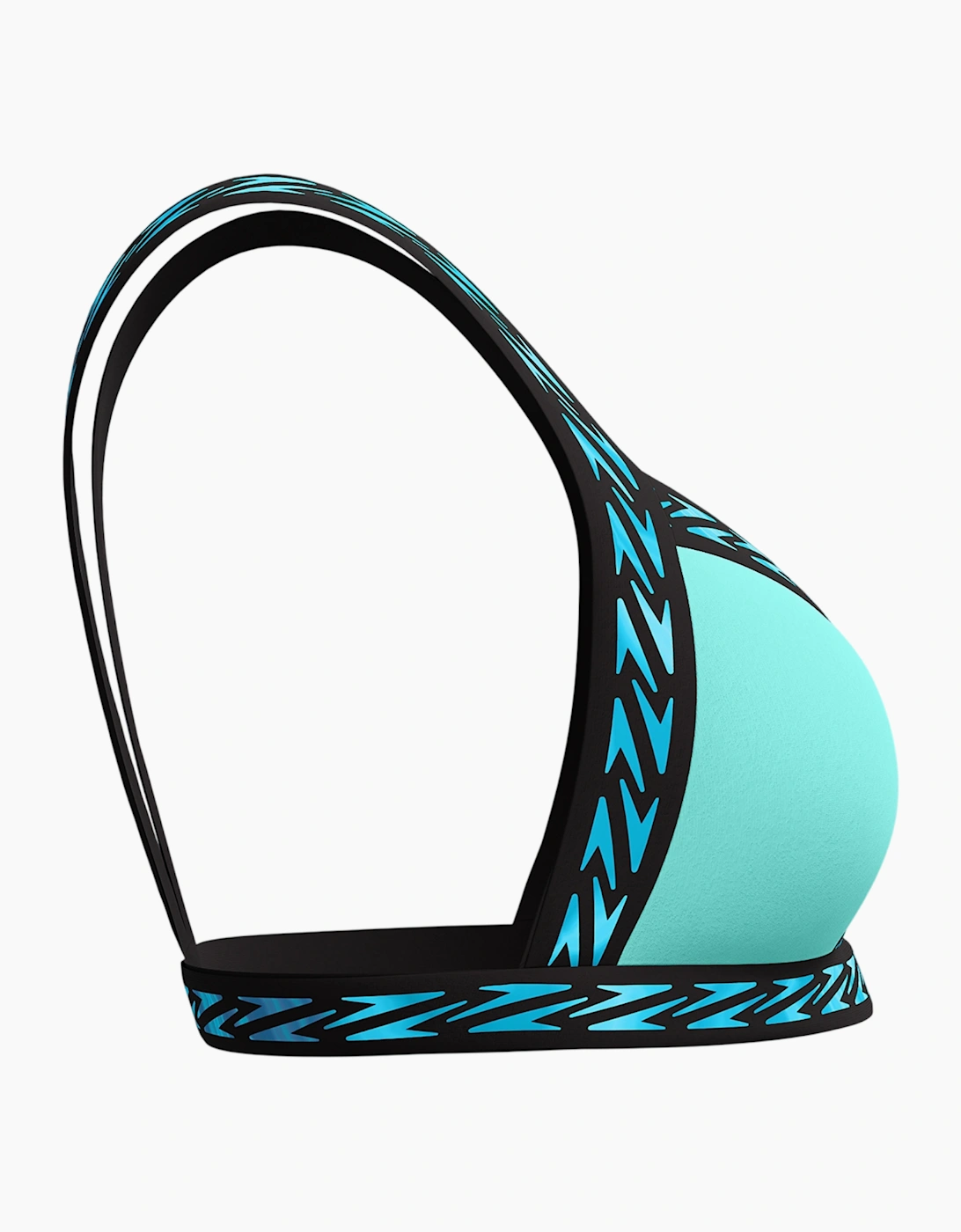 Speedo Womens/Ladies Flu3nte Logo Elasticated Bikini Top