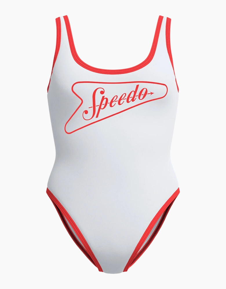 Speedo Womens/Ladies Scoop Neck One Piece Swimsuit