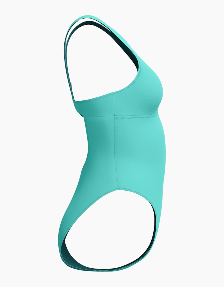 Speedo Womens/Ladies Solid High-Neck One Piece Swimsuit
