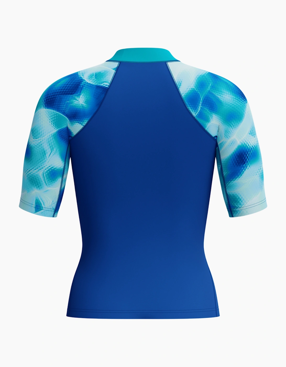 Speedo Womens/Ladies Printed Short-Sleeved Rash Guard