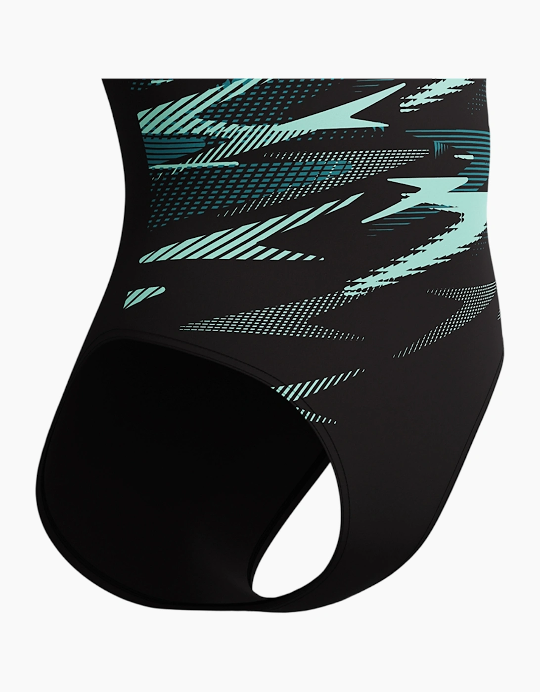 Speedo Womens/Ladies Hyperboom Placement Repeat Logo One Piece Swimsuit