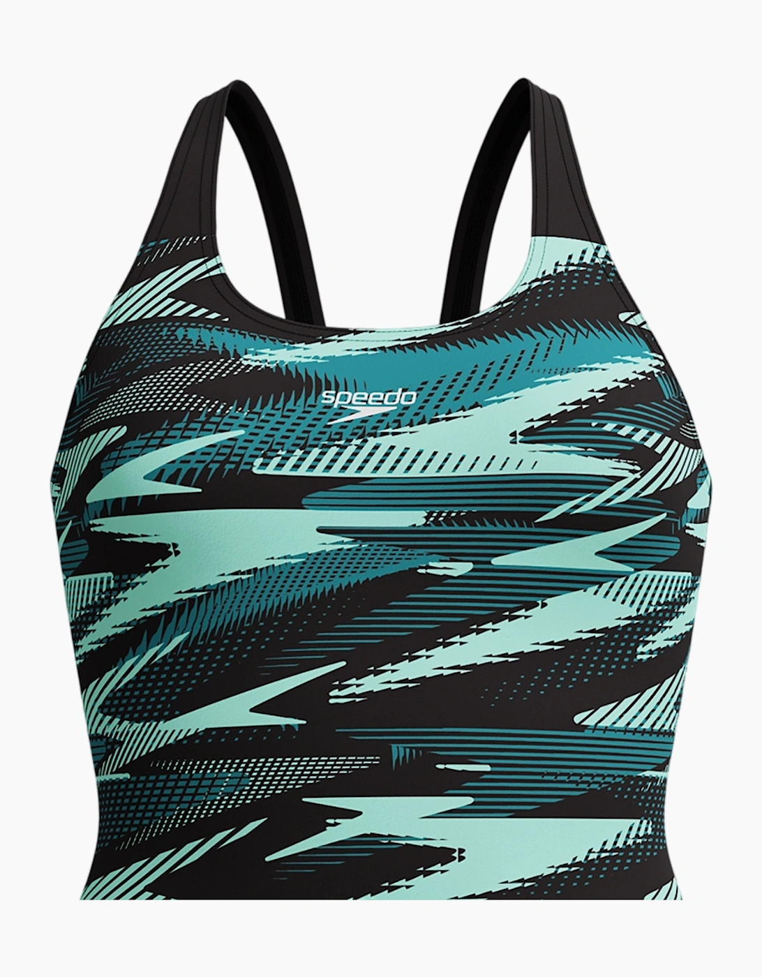 Speedo Womens/Ladies Hyperboom Placement Repeat Logo One Piece Swimsuit