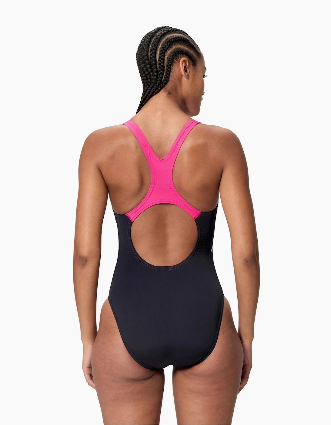Speedo Womens/Ladies Medley Medalist Logo One Piece Swimsuit